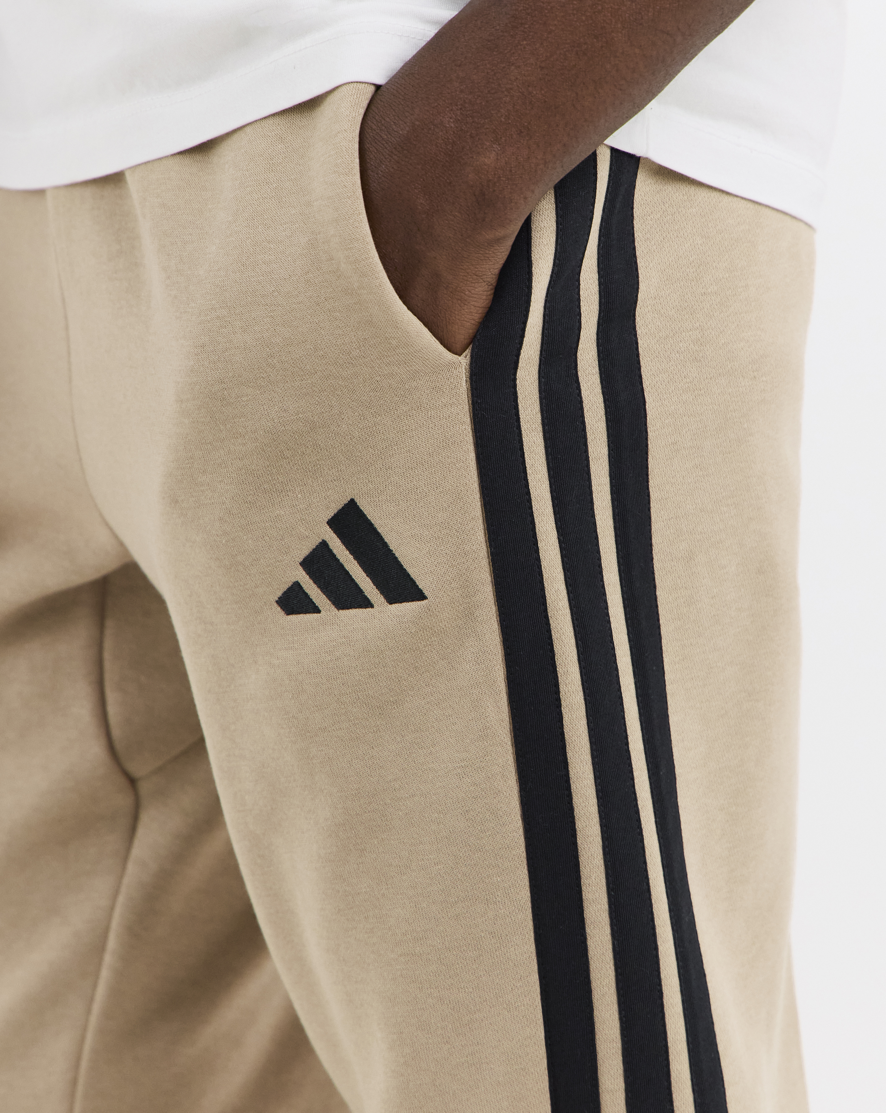 adidas 3 Stripes Cuffed Jog Pants