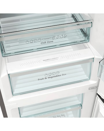 Hisense RB470N4SICUK Total No Frost Fridge Freezer - Stainless Steel