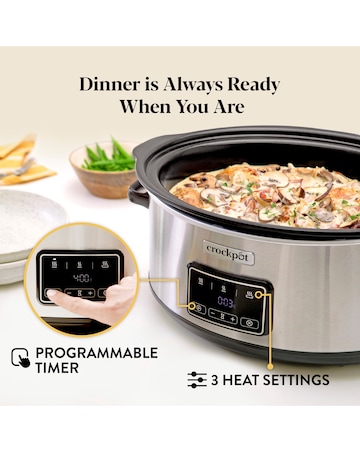 Crockpot CSC112 6.5L Digital Sizzle & Stew Slow Cooker with Induction