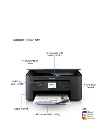 Epson Expression Home XP-4200 Wi-Fi 3in1 Inkjet Printer
