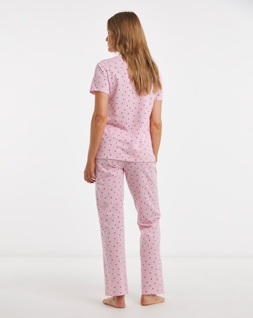 Pretty Secrets Back to Basics Pyjama Set Spot Print