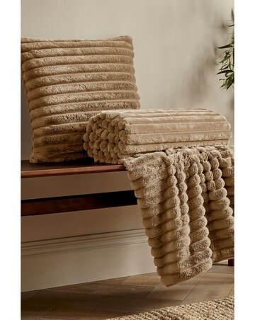 Catherine Lansfield Cosy Ribbed Throw