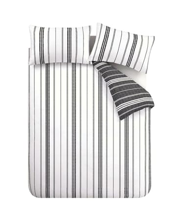 Catherine Lansfield Harbour Stripe Duvet Cover Set