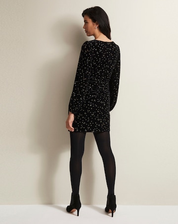 Phase Eight Adele Velvet Mini Dress