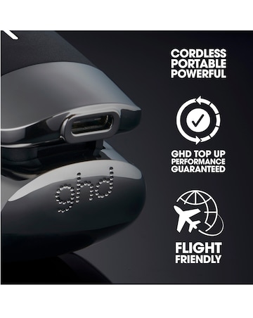 GHD Unplugged Cordless Hair Straightener in Black