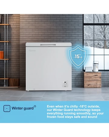 Fridgemaster MCF200E 198L Freestanding Chest Freezer - White - E Rated