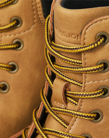 Jack & Jones Ainsworth PU Boots - Tan