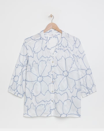 Julipa Pure Cotton Volume Sleeve Shirt