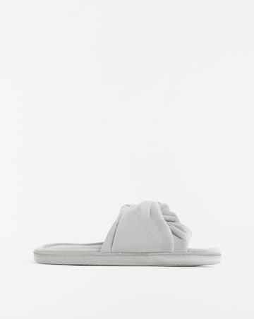 Alondra Twist Upper Mule Slipper - Wide Fit (E)