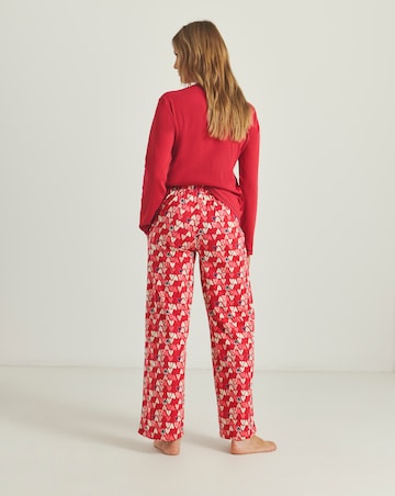 Simply Be (2 Pack) Ribbed Top Pyjama Sets