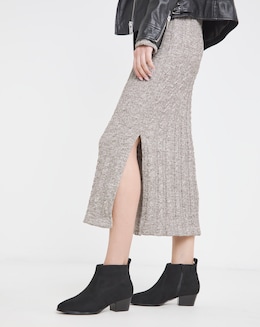 Ophelia Low Block Heel Ankle Western Boot - Wide Fit (E)