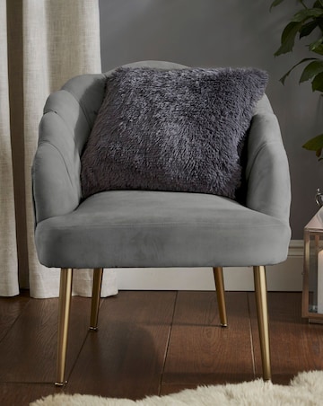 Catherine Lansfield Shaggy Fleece Cushion