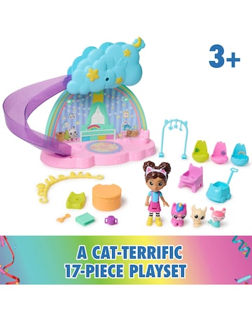 Gabby Dollhouse Kitty Care Playset
