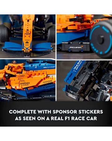 LEGO Technic McLaren Formula 1 2022 Race Car Model Set 42141