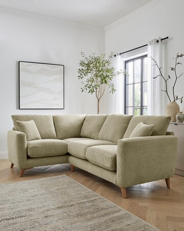 Beckett Chenille Left Hand Corner Sofa