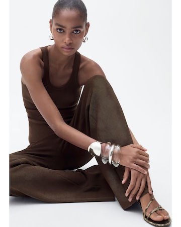 Mango Racer Neck Top