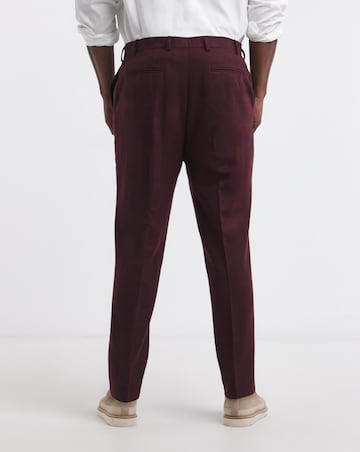 Wool Blend Regular Fit Suit Trouser