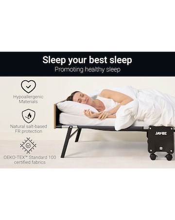 Jay-Be Grand Folding Bed with e-Pocket Mattress - Single