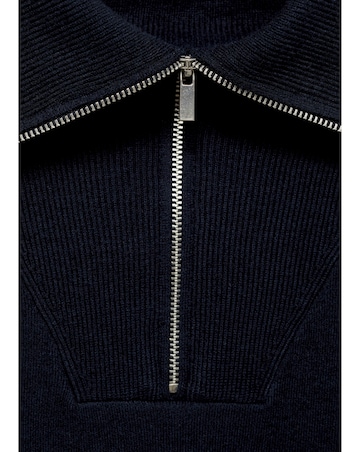 Mango Latitas Zip Up Sweater