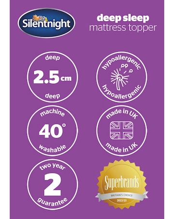 Silentnight Deep Sleep Mattress Topper