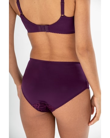 Pour Moi Rosalind High Waist Deep Knicker Plum