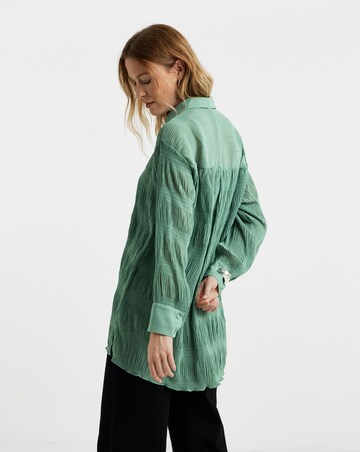 Textured Chiffon Shirt