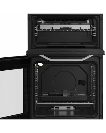 Hotpoint HTG5GCW 50cm Gas Twin Cooker - White