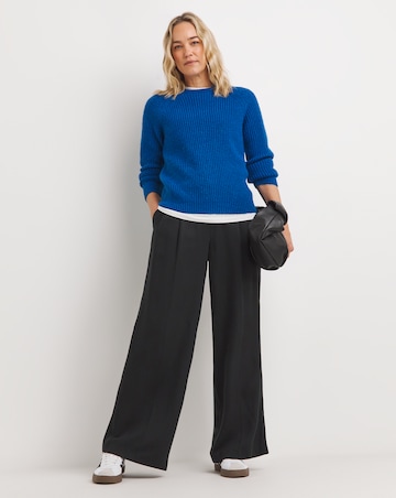 Open Stitch Crew Neck Jumper