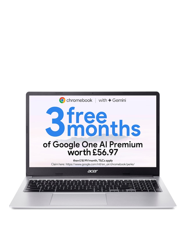 Acer Chromebook 315 - 15.6in FHD Intel Celeron N4500 8GB 128GB