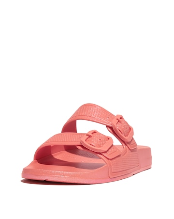 Fit Flop iQushion Two-Bar Buckle Slides Standard Fit