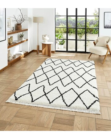Think Rugs Boho Fringe Rug