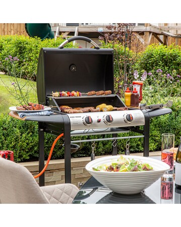 George Foreman 3 Burner Gas BBQ