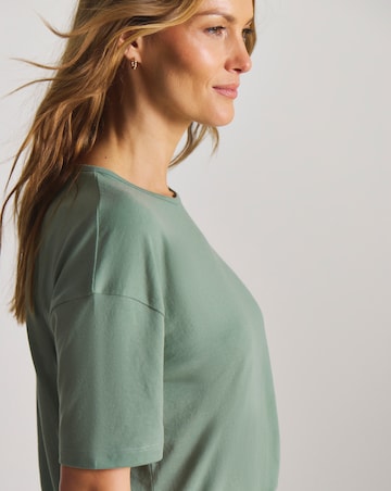 Pretty Secrets Back to Basics Pyjama Short Set Khaki