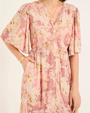 FatFace Paige Layered Floral Dress