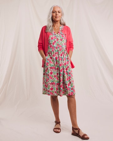 Julipa Turn Up Cuff Pure Cotton Dress