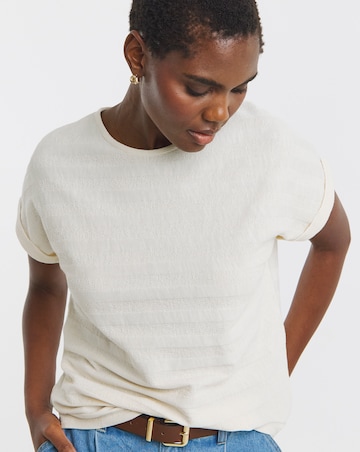 Textured Short Sleeve T-Shirt