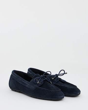 Nina Classic Leather Boat Shoes - Wide Fit (E)