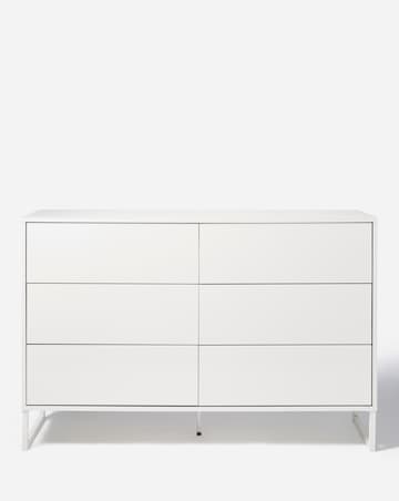 Bede High Gloss Large Chest of Drawers