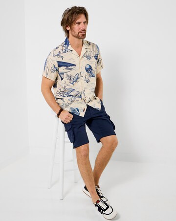 Joe Browns Shark Party Shirt - White/Blue