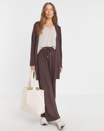 Chocolate Soft Touch Cardigan