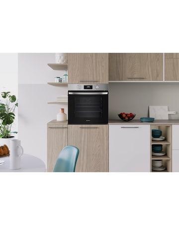 Indesit Turn&Go IO278P1XUK Built-In Electric Single Oven Pyrolytic Clean Install