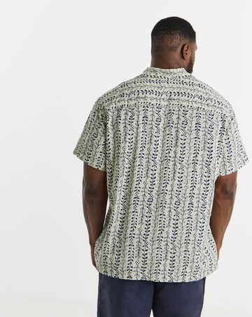 Jack & Jones Premium Lyon Printed Shirt - Natural