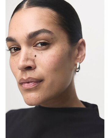 Mango Sleeveless High Neck Ruched Top