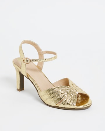 Joanna Hope Peep Toe Occasion Sandal - Extra Wide Fit (EEE)