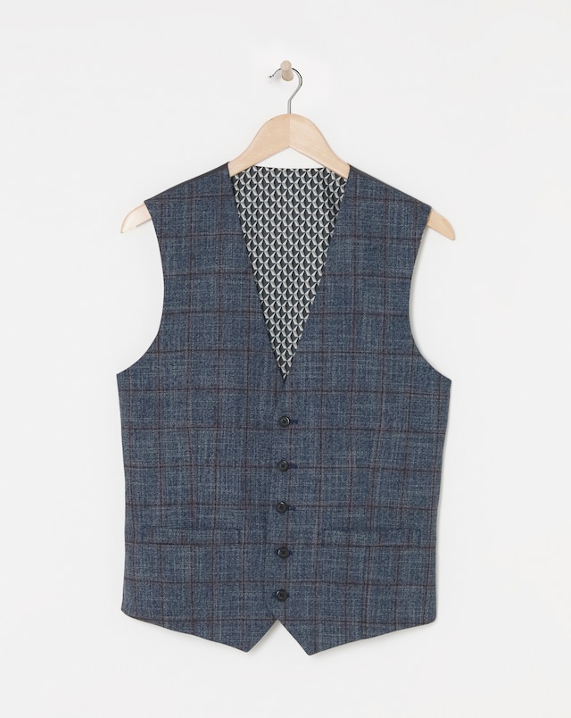 Warm Handle Prince of Wales Check Waistcoat