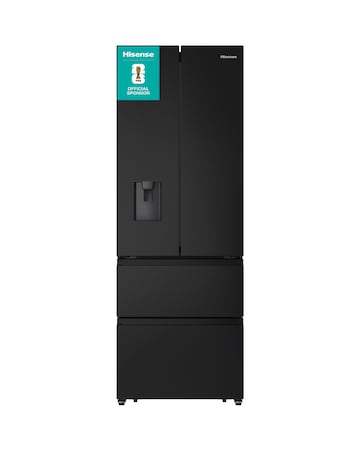 Hisense RF632N4WFE Fridge Freezer - Black E Rated
