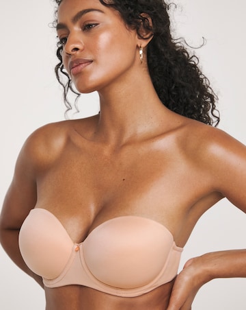 Figleaves Smoothing Multiway Balcony Bra (B-GG) Latte
