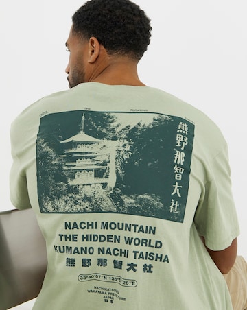 Jack & Jones Kumano Back Graphic T-Shirt - Green