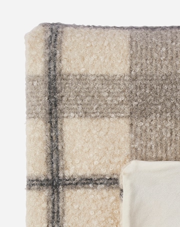 Boucle Checked Throw