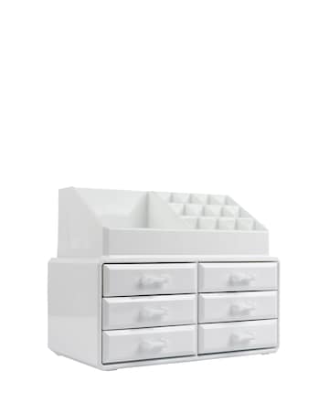 LaRoc Cosmetic Organiser - White